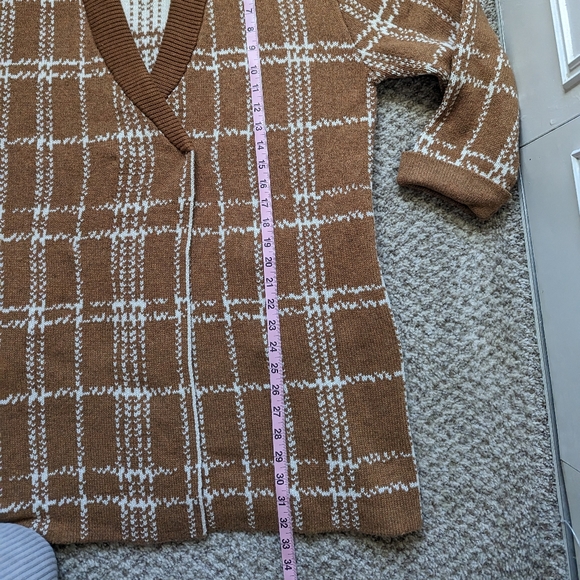 Sweater Long Plaid Kerisma - Picture 5 of 13